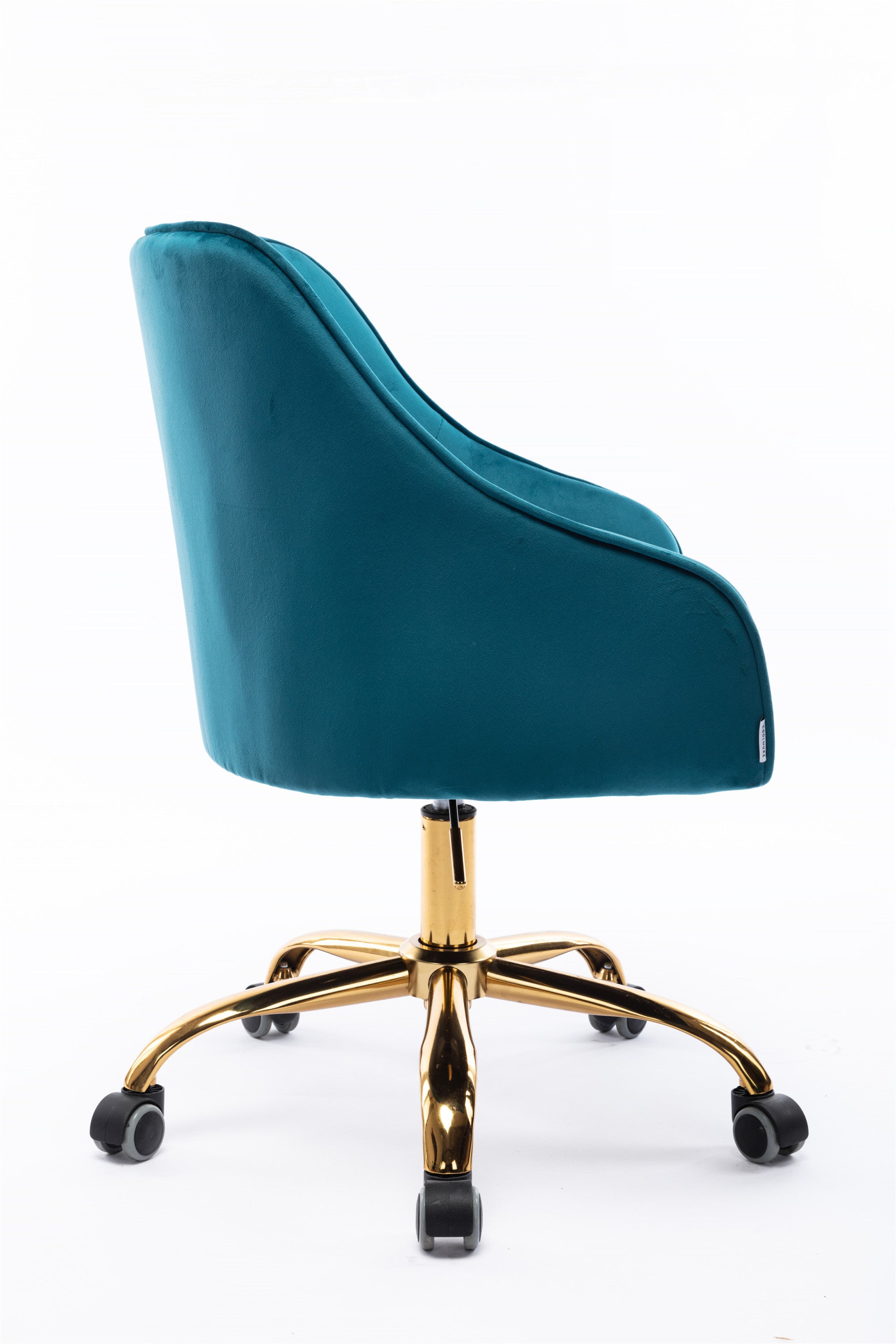 Modern Swivel Shell Chair - Teal