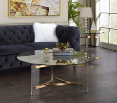 Sosi Coffee Table - Gold Finish