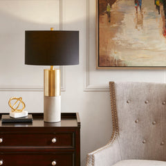 Fulton Concrete Table Lamp - Black