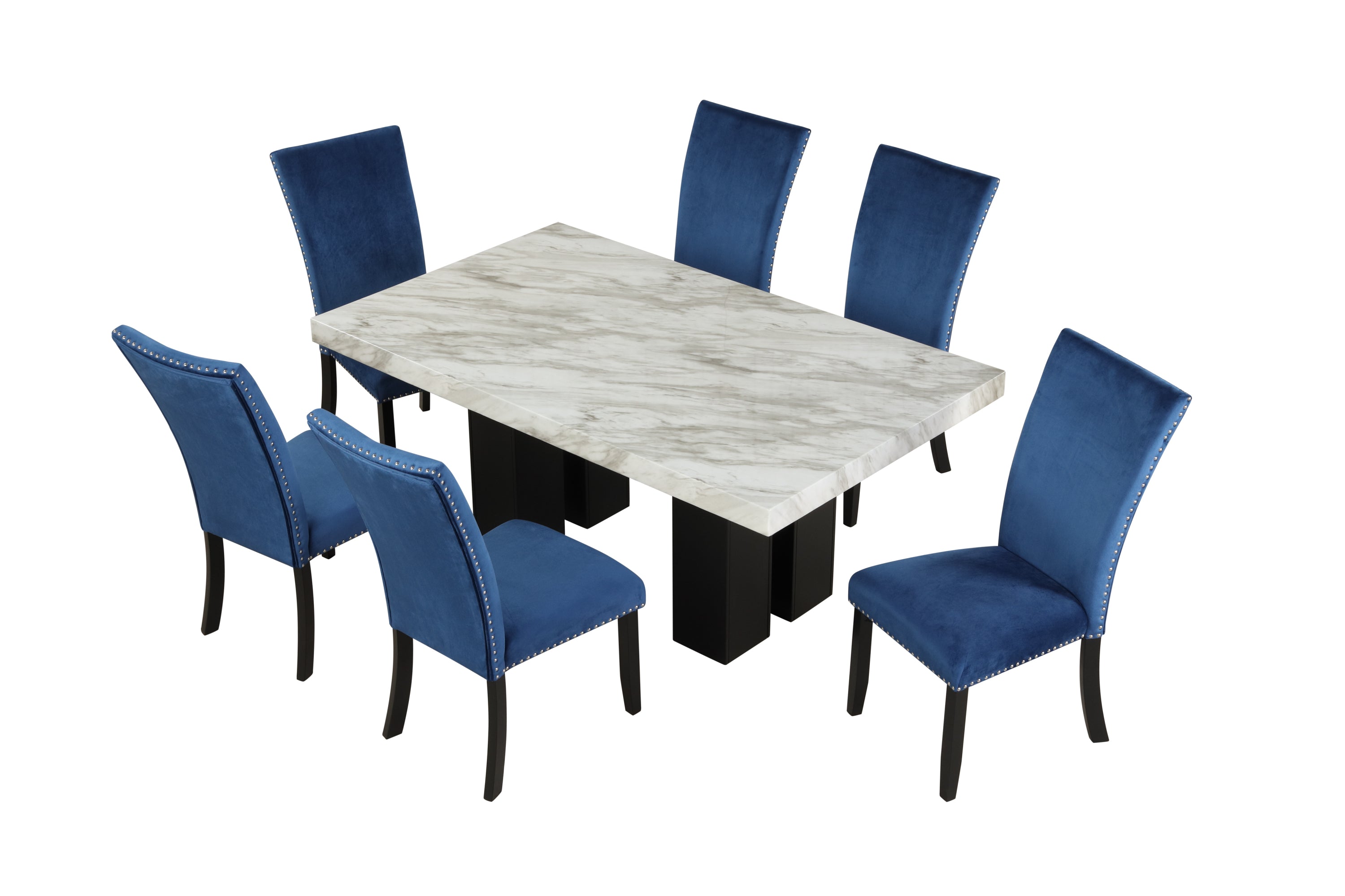 Faux Marble Dining Set