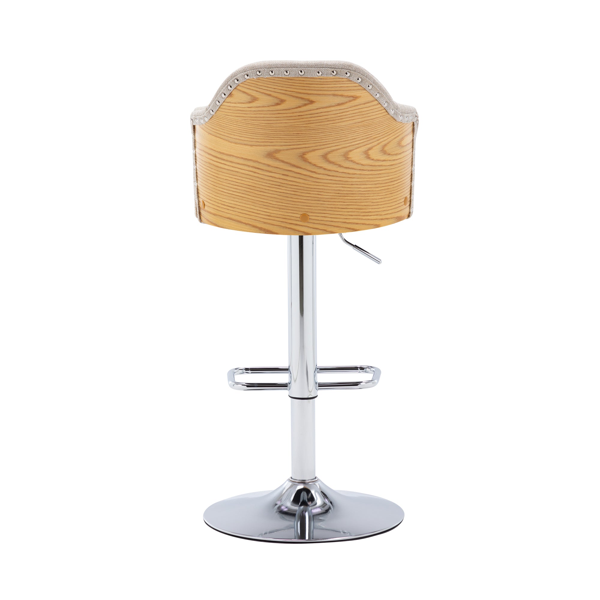 Counter Swivel Bar Stools Adjustable (Set of 2) - Beige