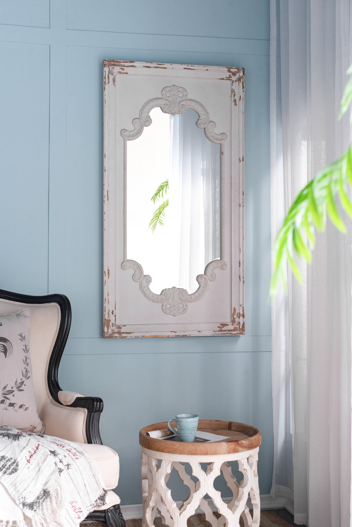 French Country Floor Mirror 29"x54"