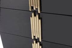 Token Modern Black & Gold Dresser