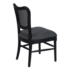 Rattan back chairs