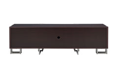 Dark walnut TV stand
