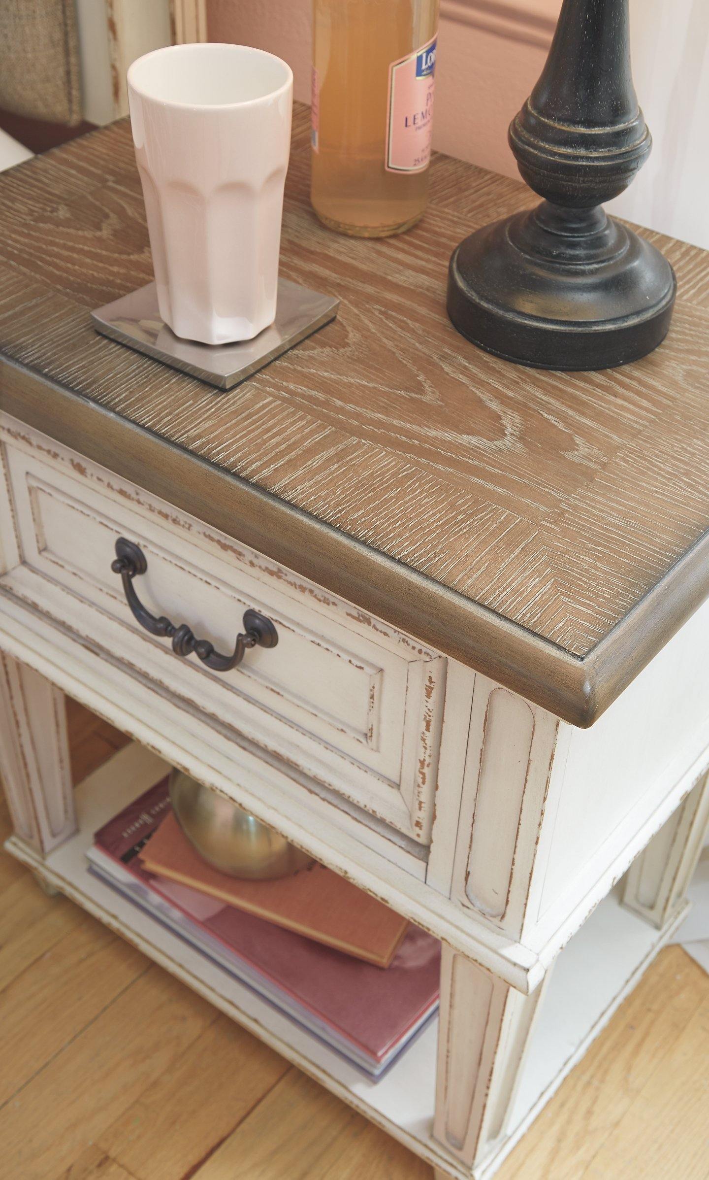 Antique White Nightstand