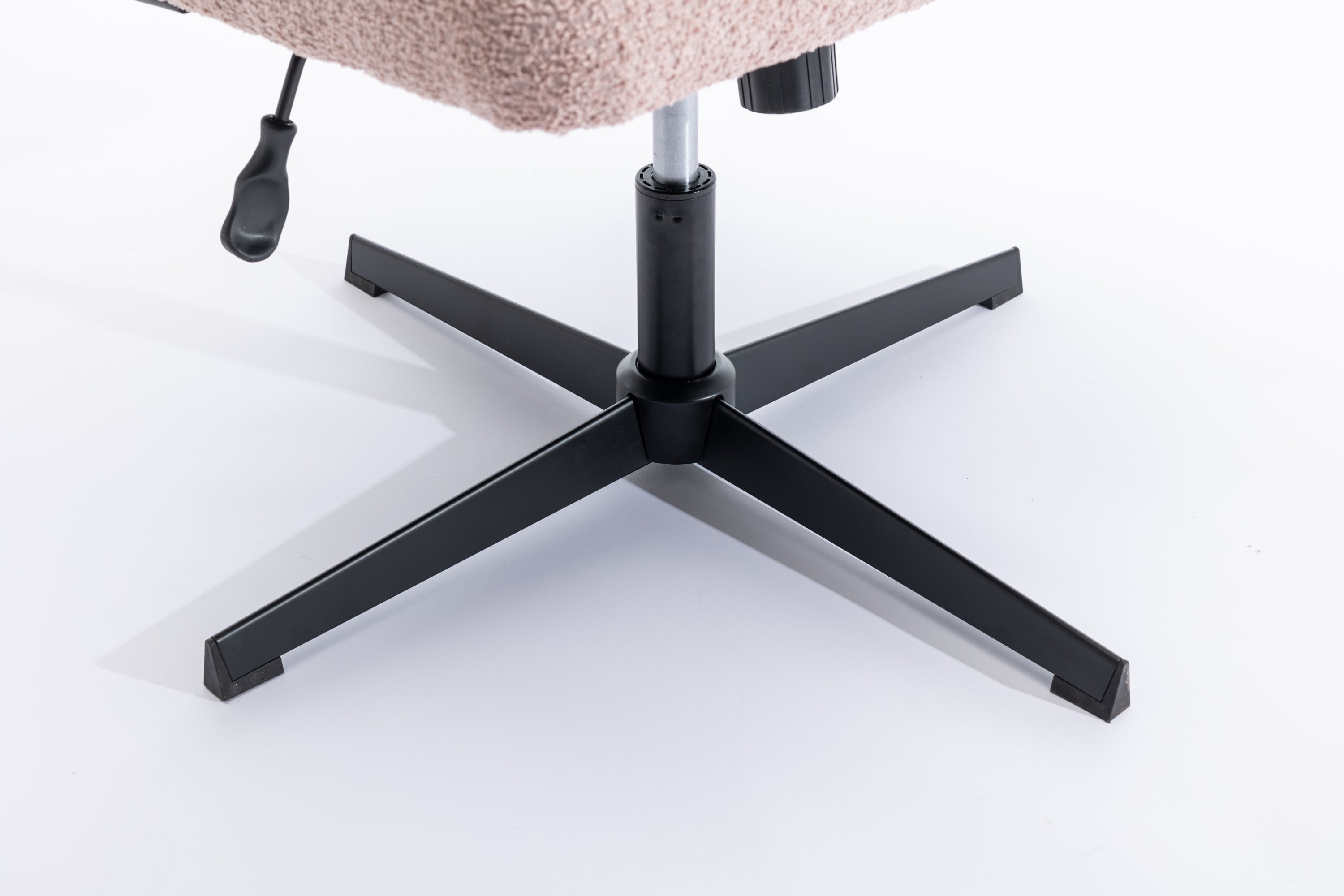 Armless Office Desk Chair No Wheels - Pink