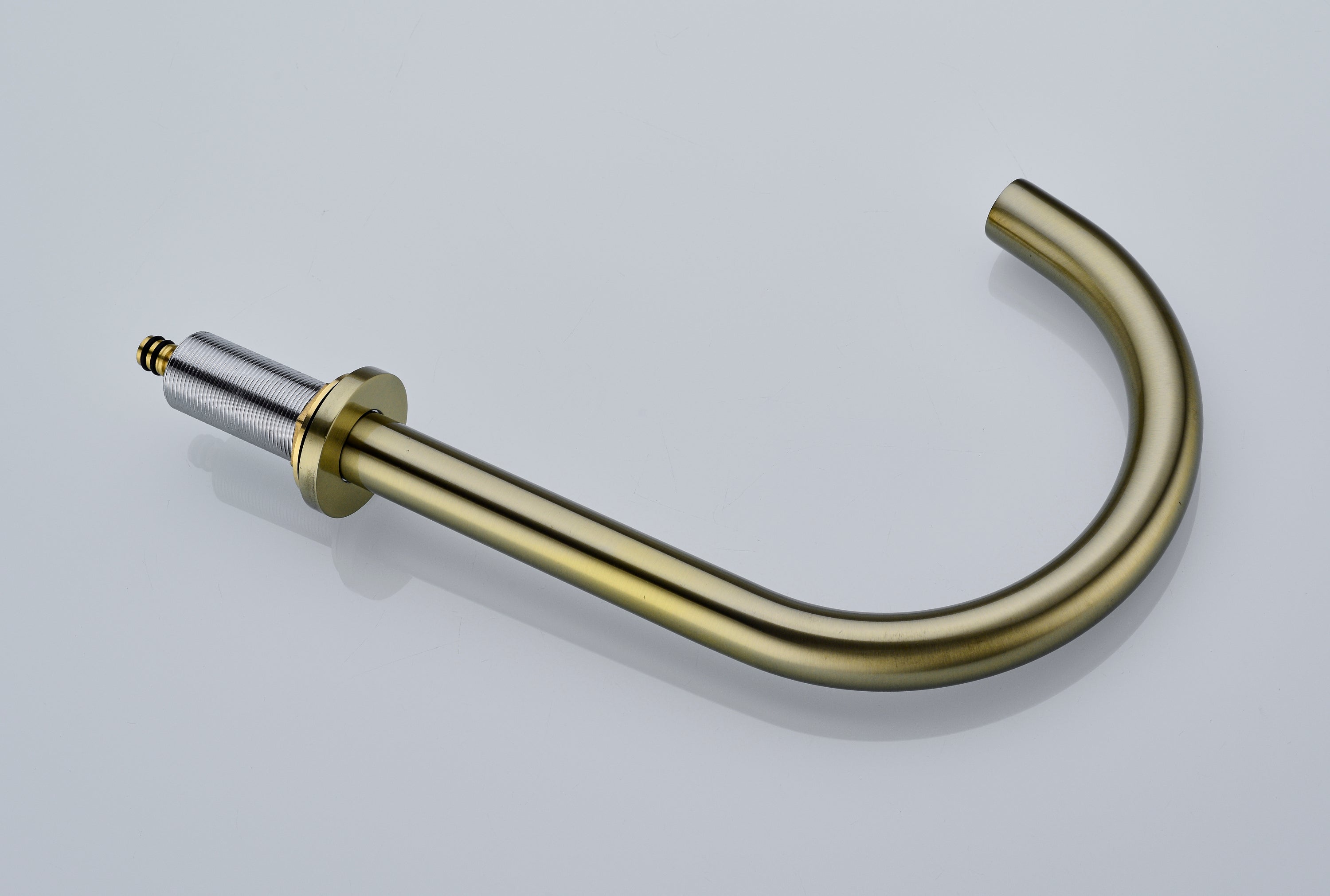 Two Handle High Arc Widespread Bathroom Sink Faucet 3 Hole - Gold