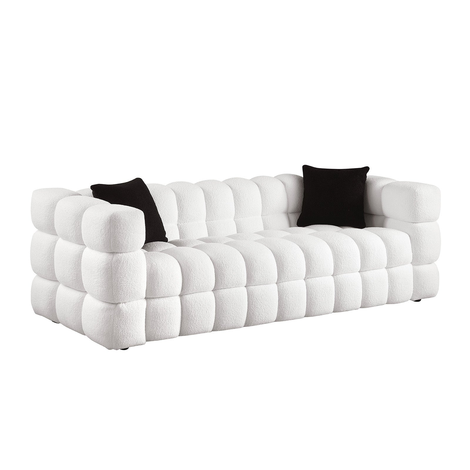 Marshmallow Sofa Boucle 3 seater - White