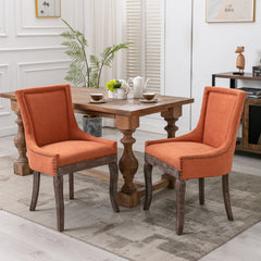Ultra Side Dining Chai (Set of 2) - Orange