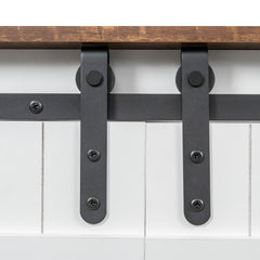 Farmhouse TV Stand White