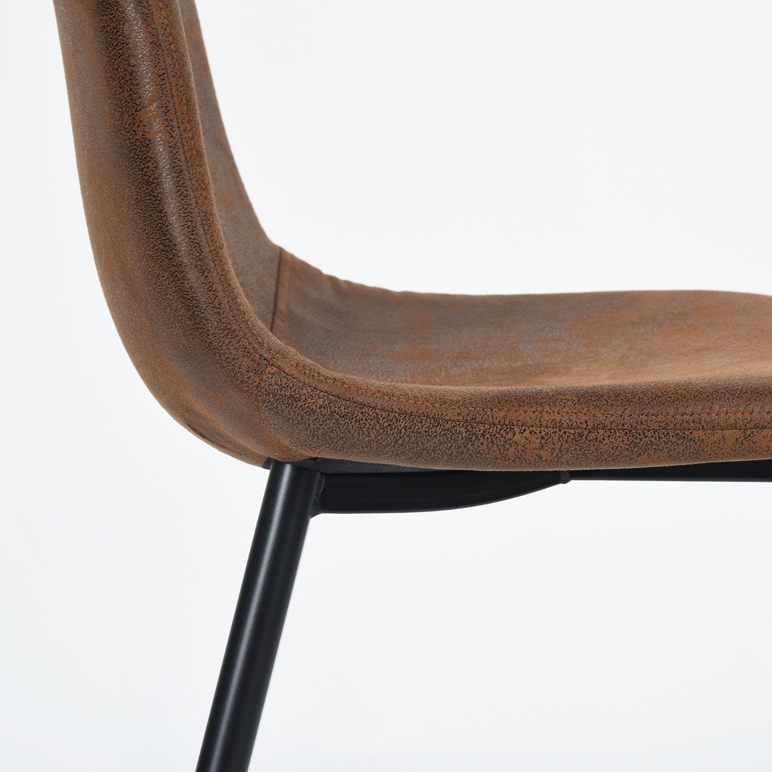 Scandinavian velvet chairs - Suede Brown (Set of 4)