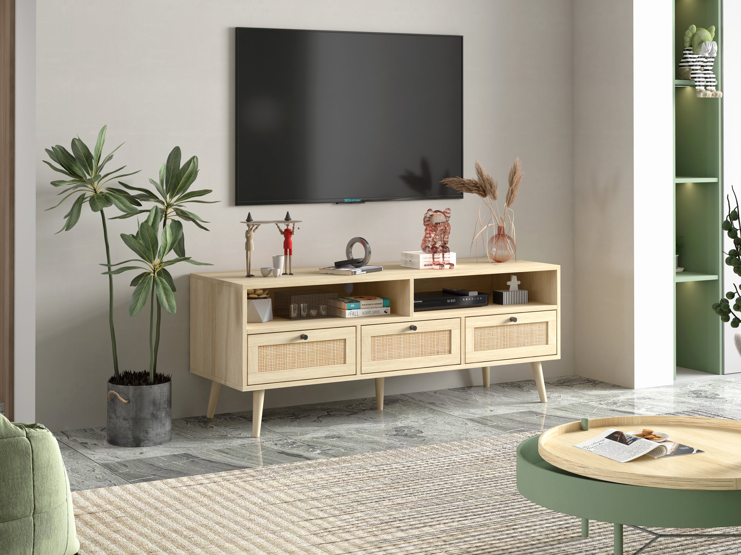 Natural TV stand