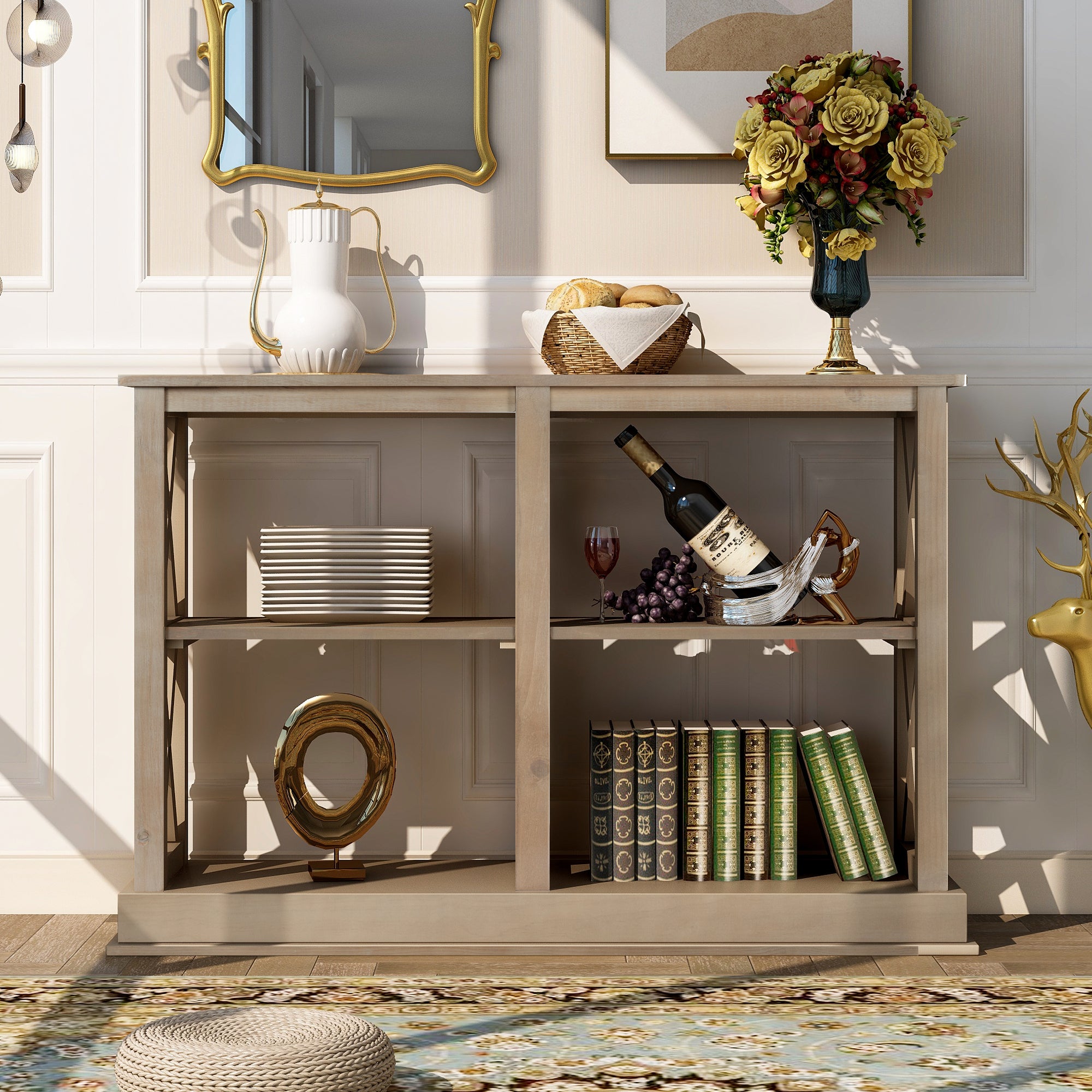 X-Legged Console Table
