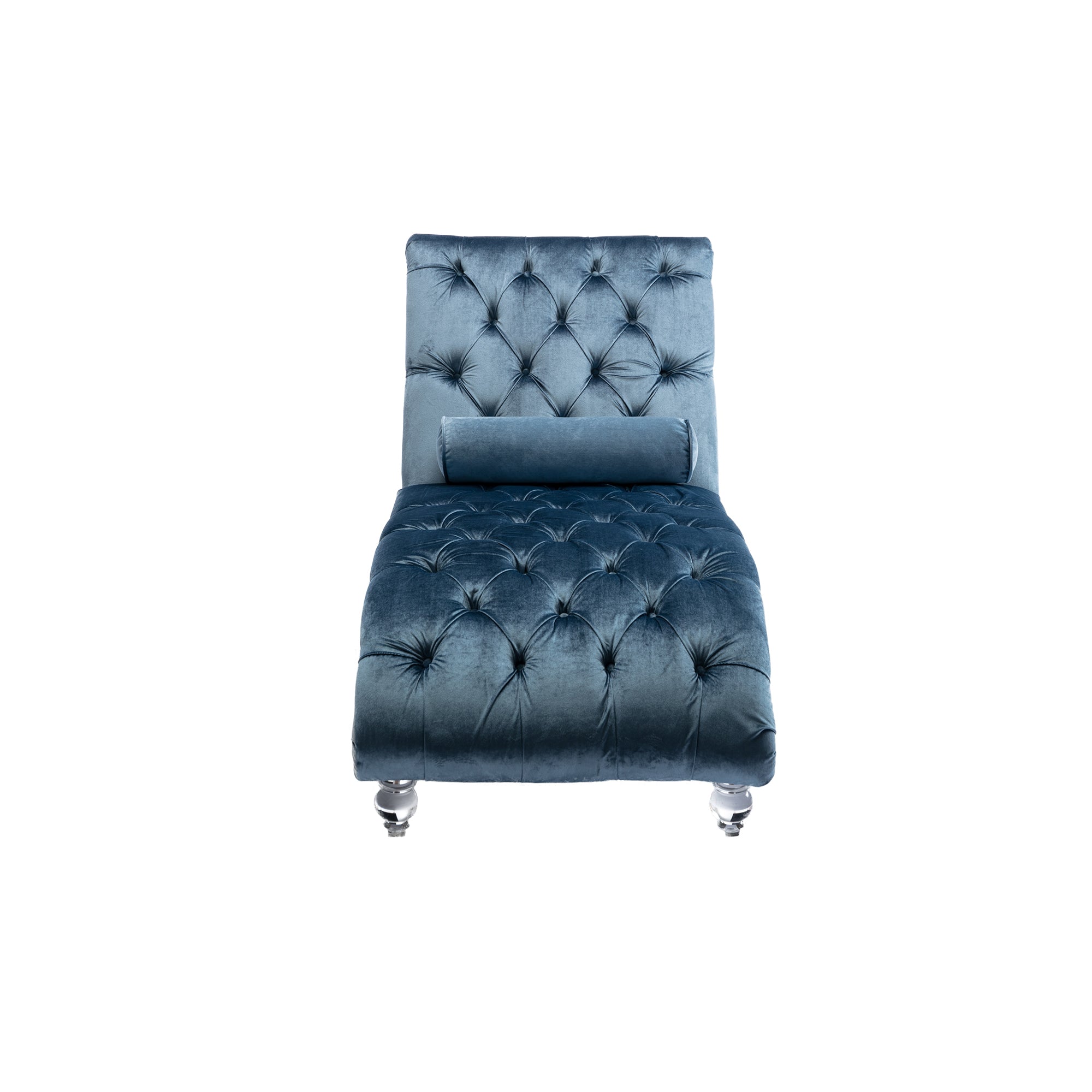 Light Blue Velvet Sofa Chair