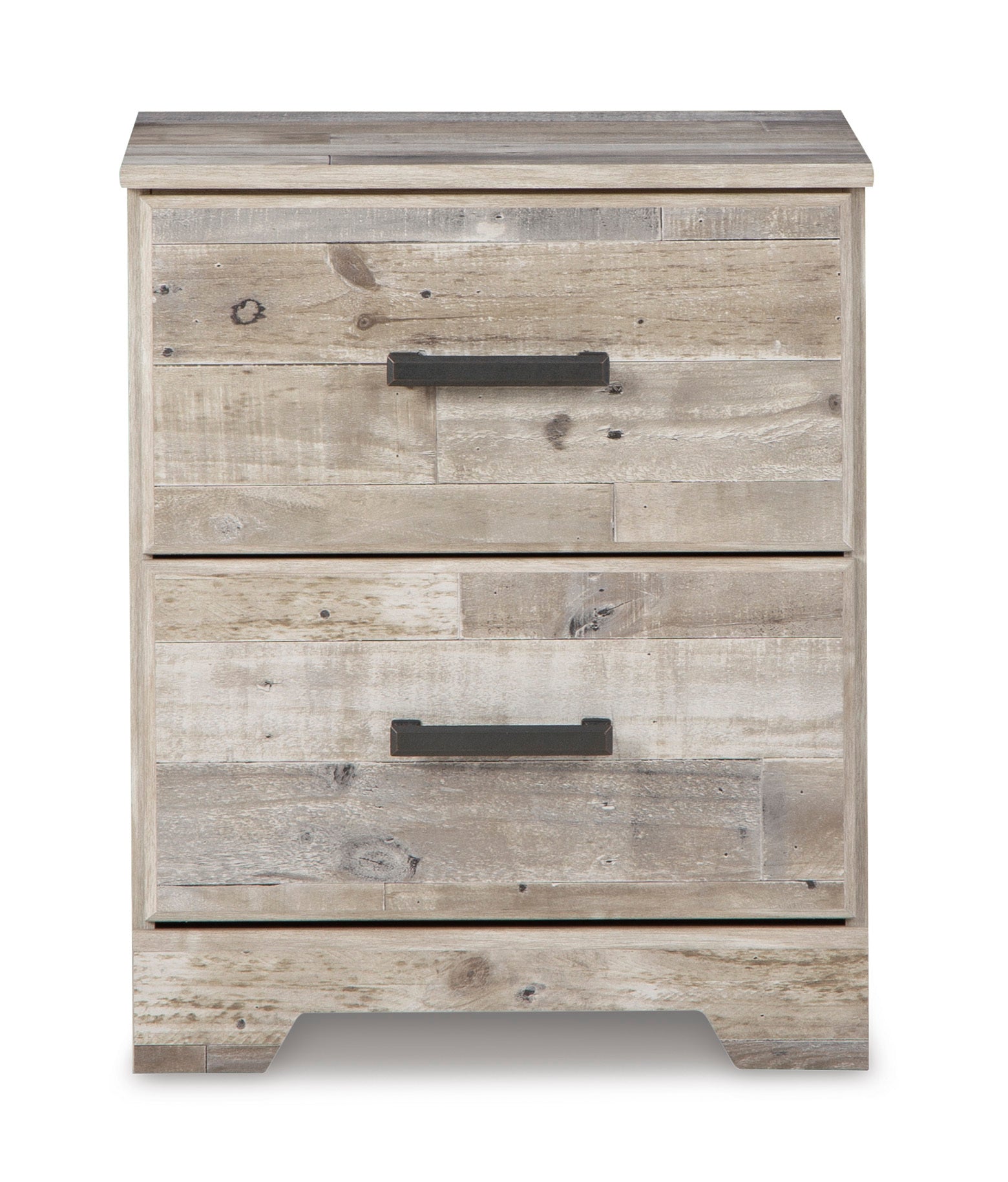 Whitewash Nightstand - 2 drawers