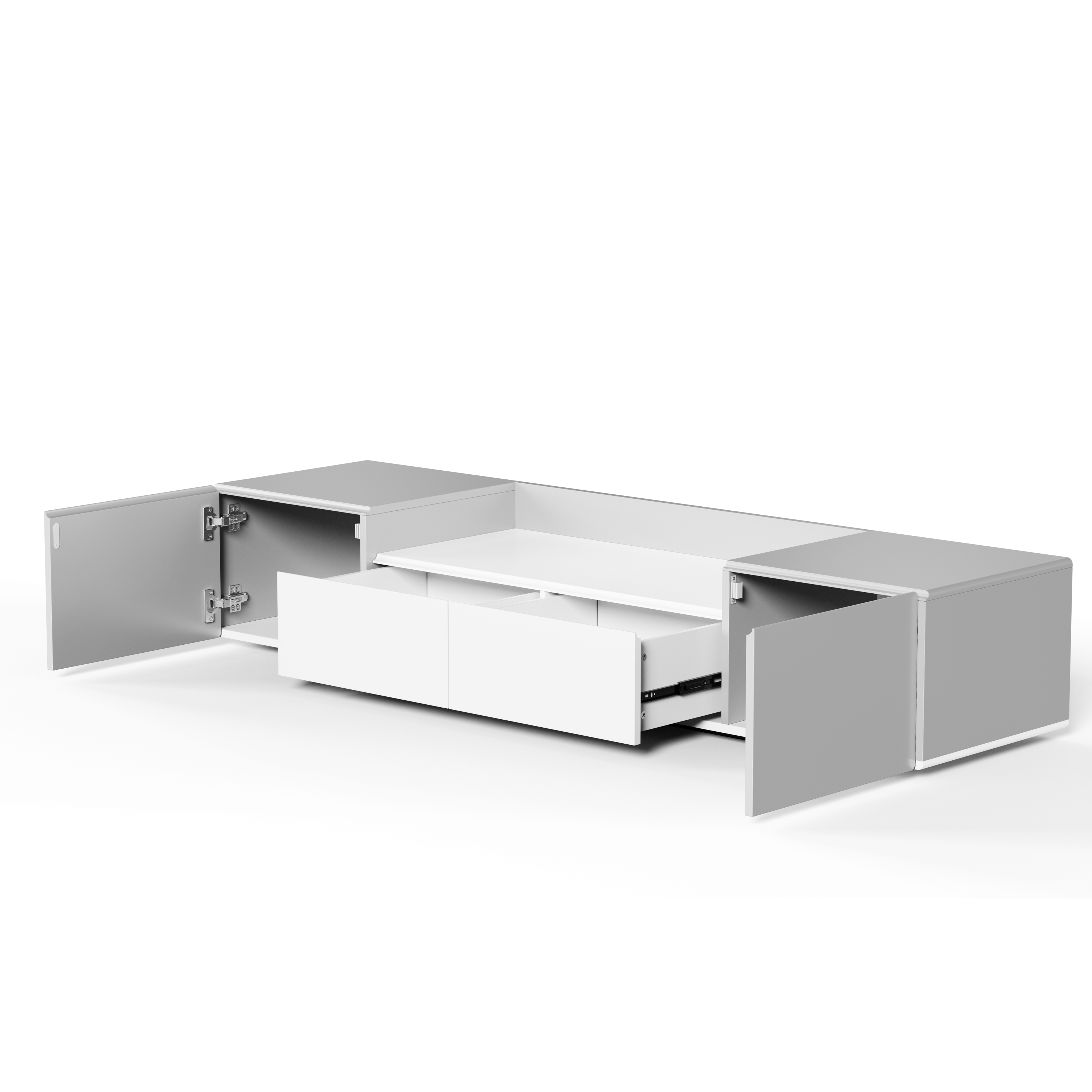 Grey TV Console 70 Inch