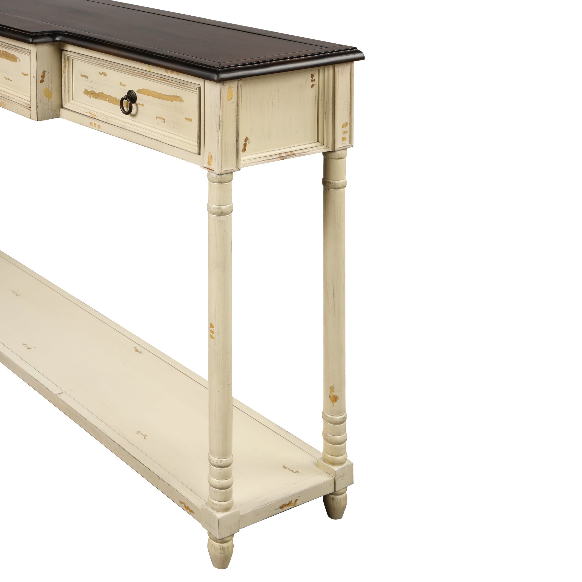 Projecting Drawers and Long Shelf