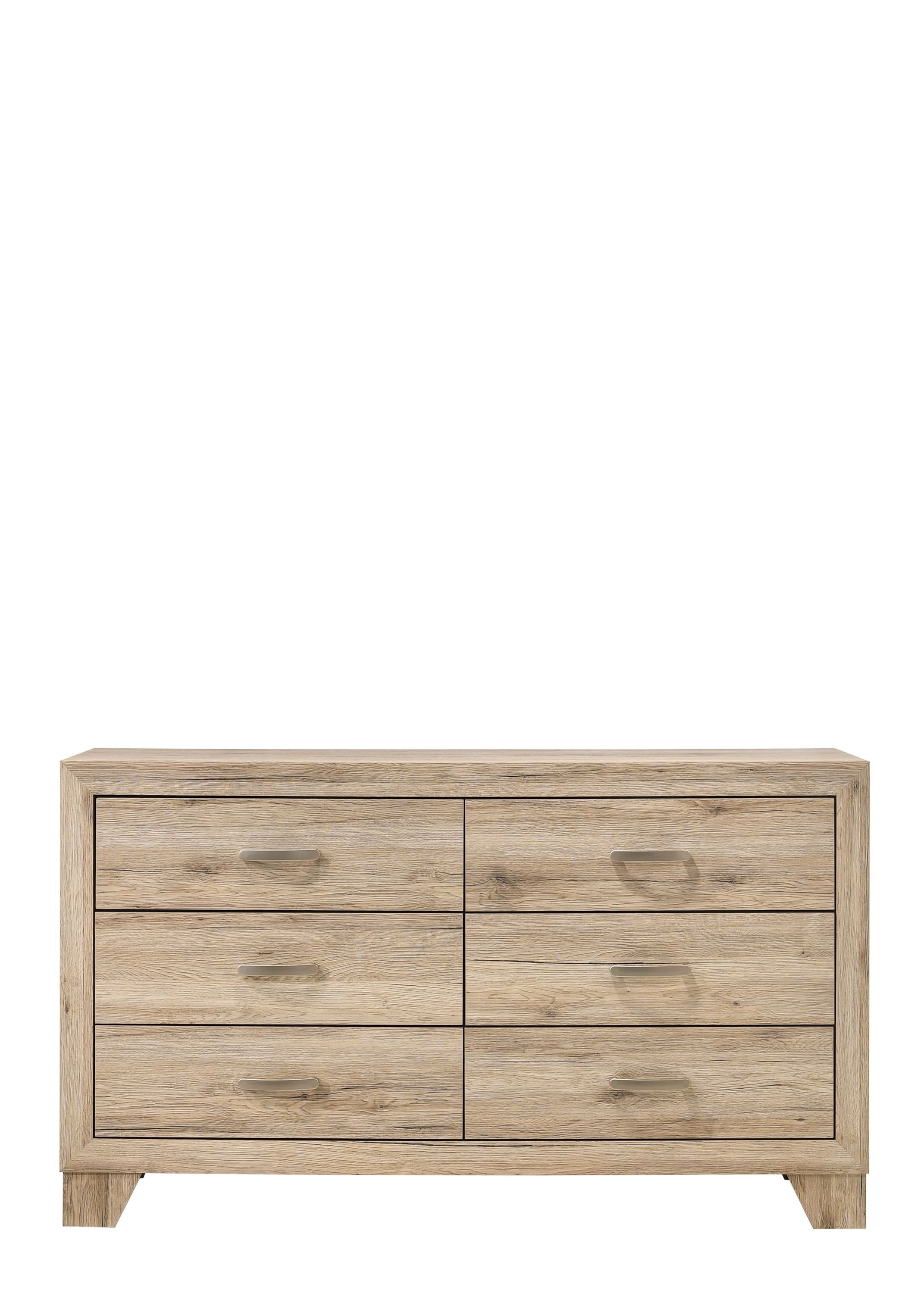 Rustic Style Solid Wood Dresser - Natural
