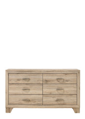 Rustic Style Solid Wood Dresser - Natural