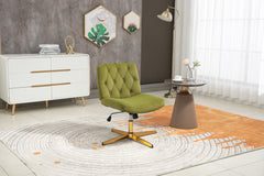Home Office Desk Chair Adjustable Home Computer Executive Chair Swivel  - Olive