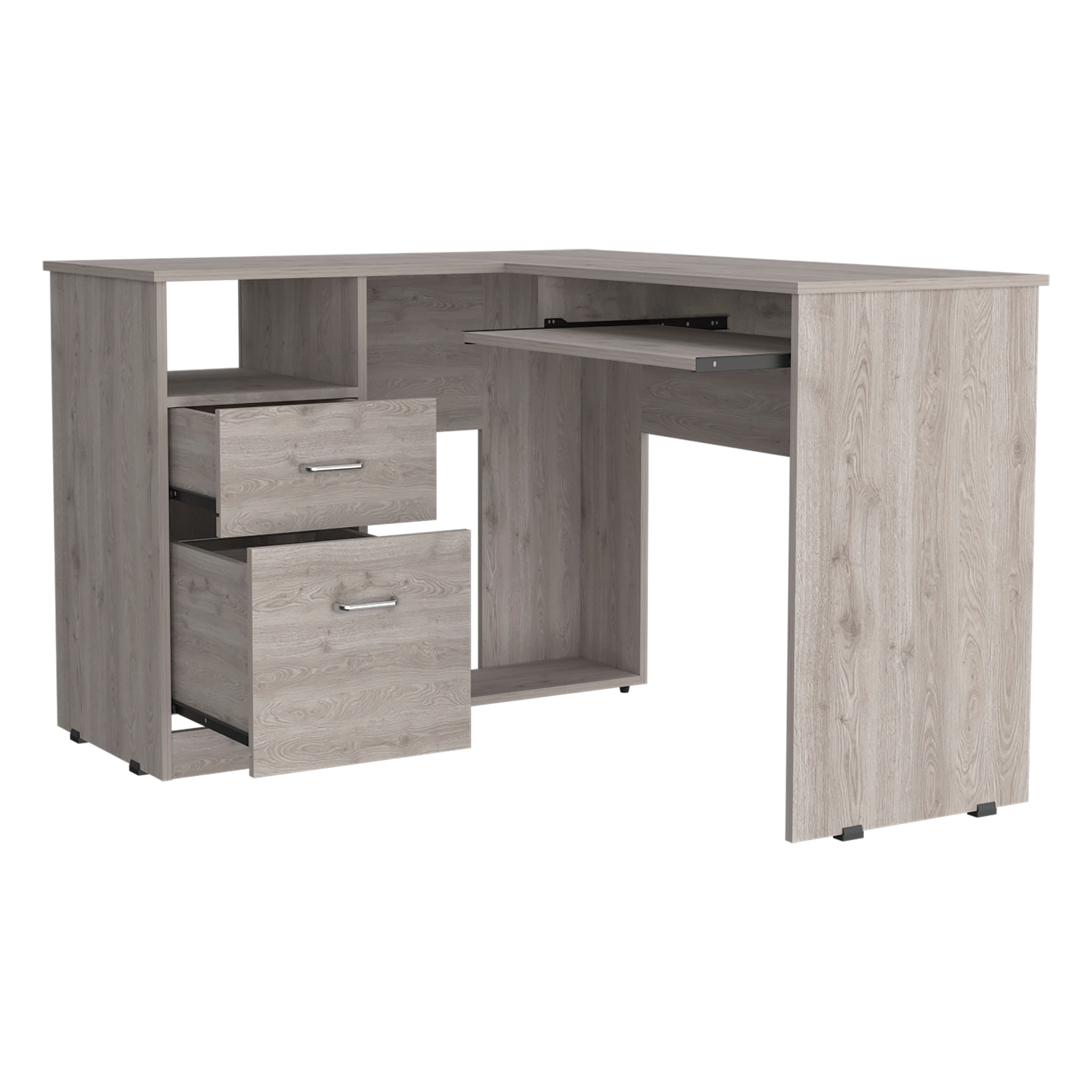  Light Grey Computer Desk