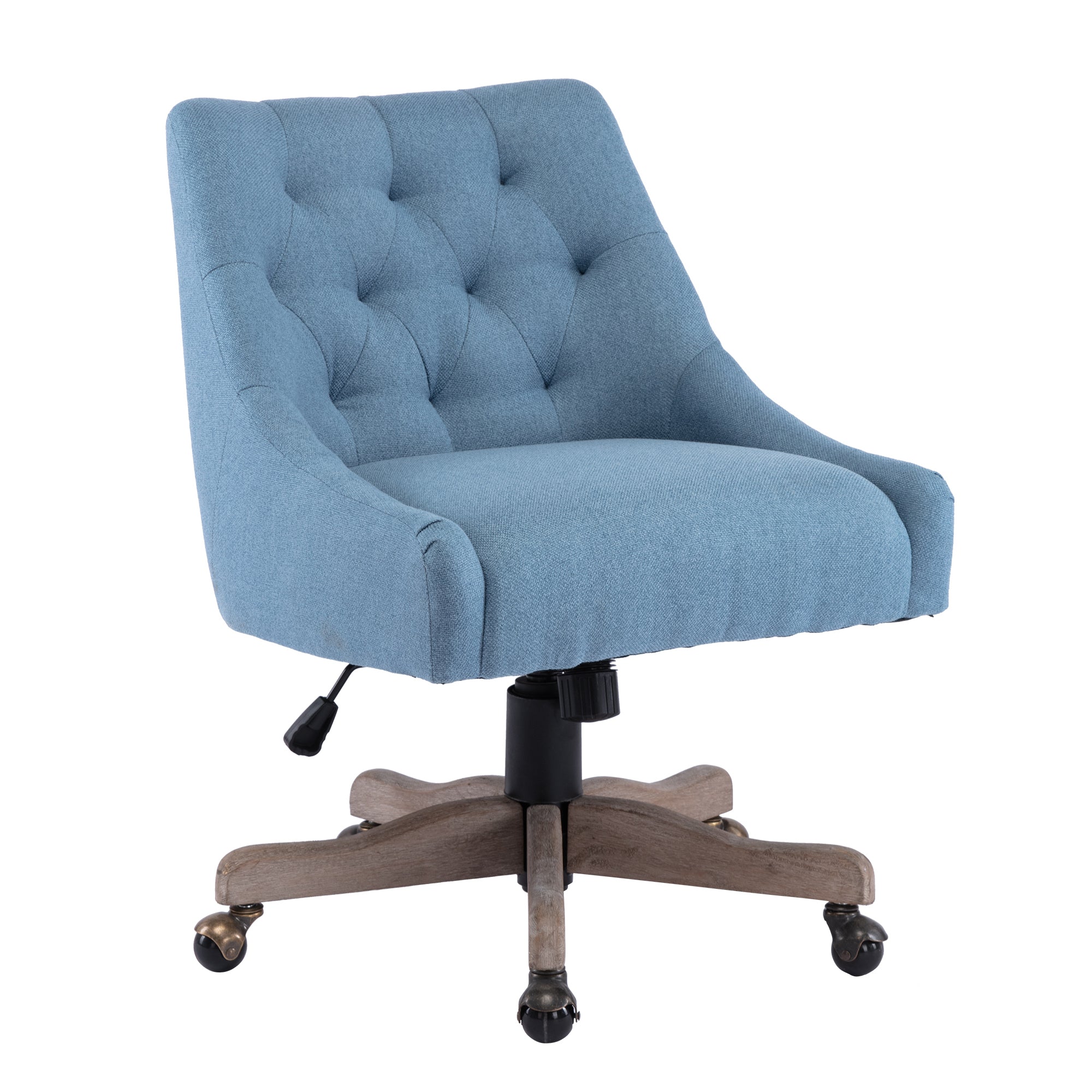 Modern Swivel Shell Chair  - Blue