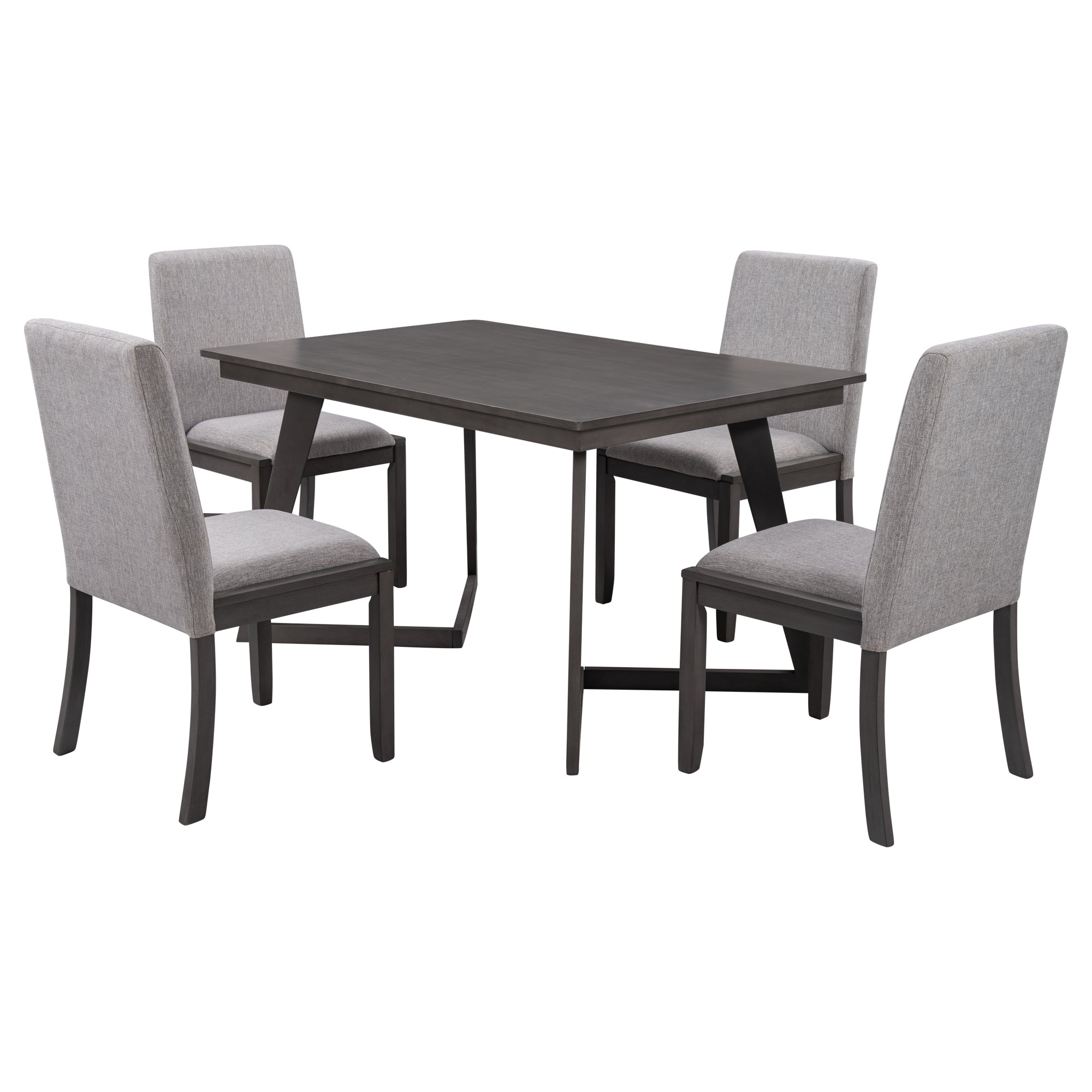 5-Piece Wood Dining Set
