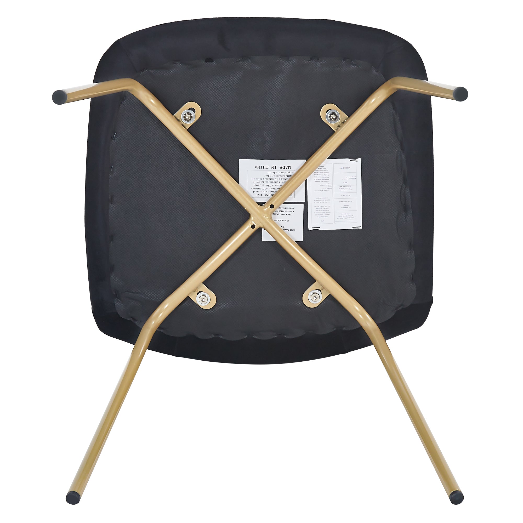 4-Piece Velvet Dining Chair Set