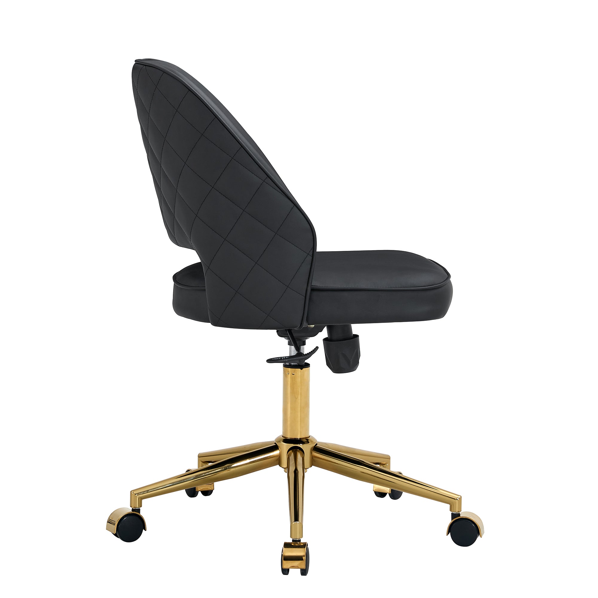 Modern Office Chair Adjustable 360 ° Swivel Chair - Black