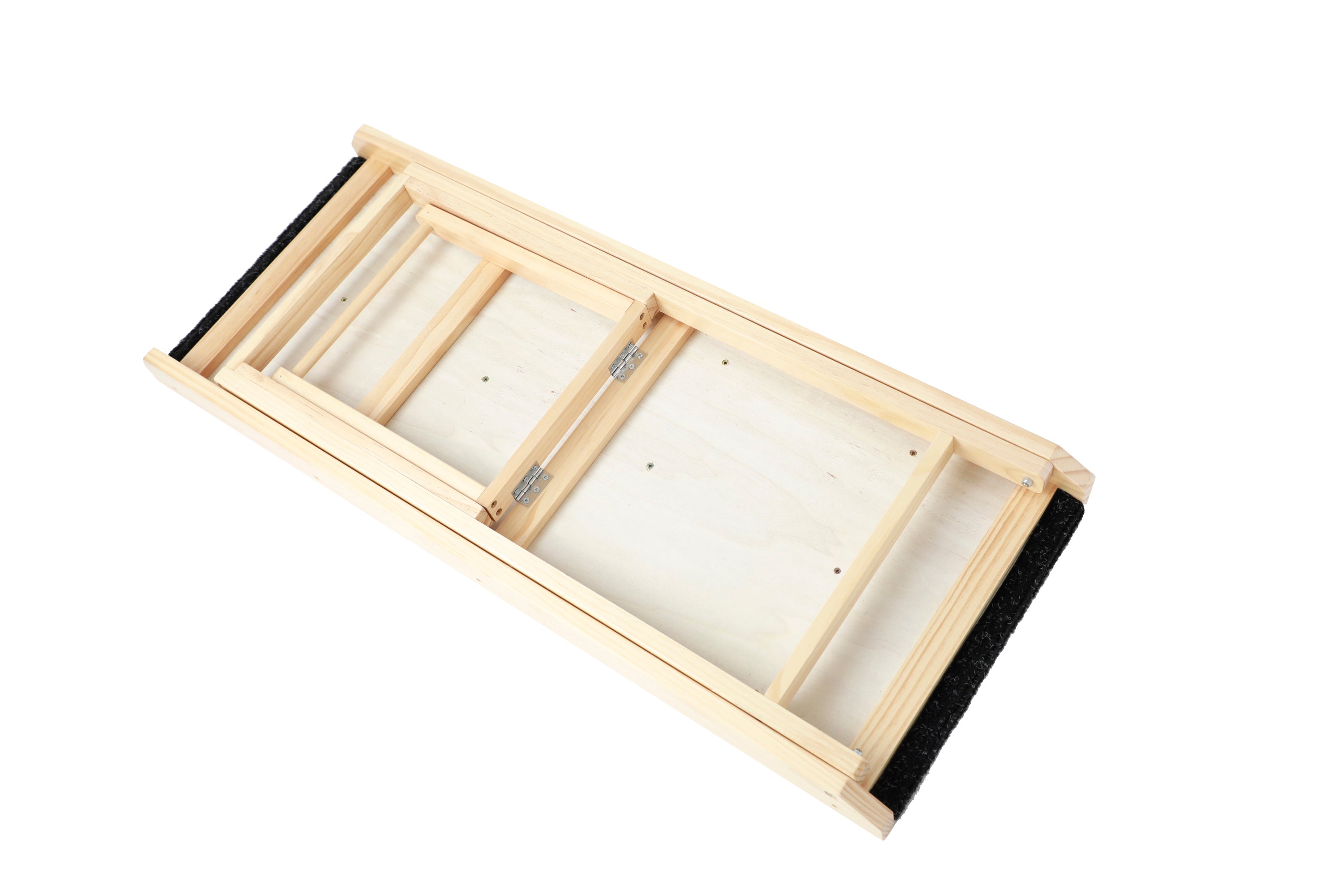 Tall Adjustable Pet Ramp, Folding Portable Wooden Non-Slip Paw Traction Adjustable Height from 9.3" to 24"