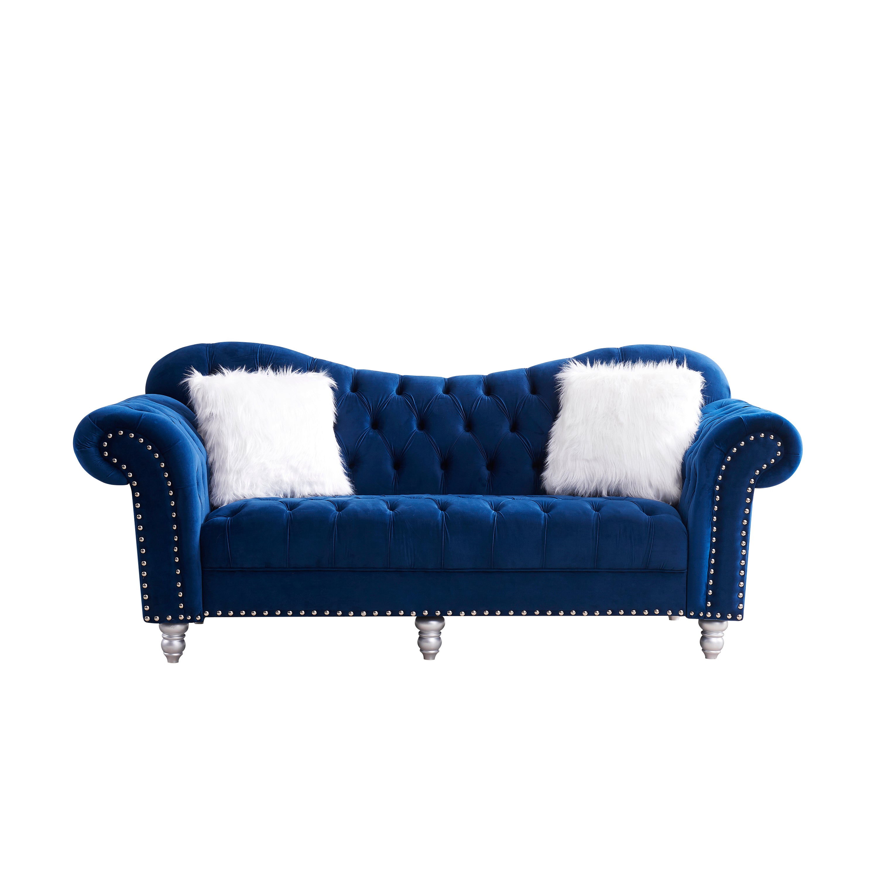 MAICOSY 1/2/3 Seater Sofa set Living Room Velvet Upholstered Loveseat Furniture