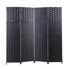 Black Panel Room Divider 