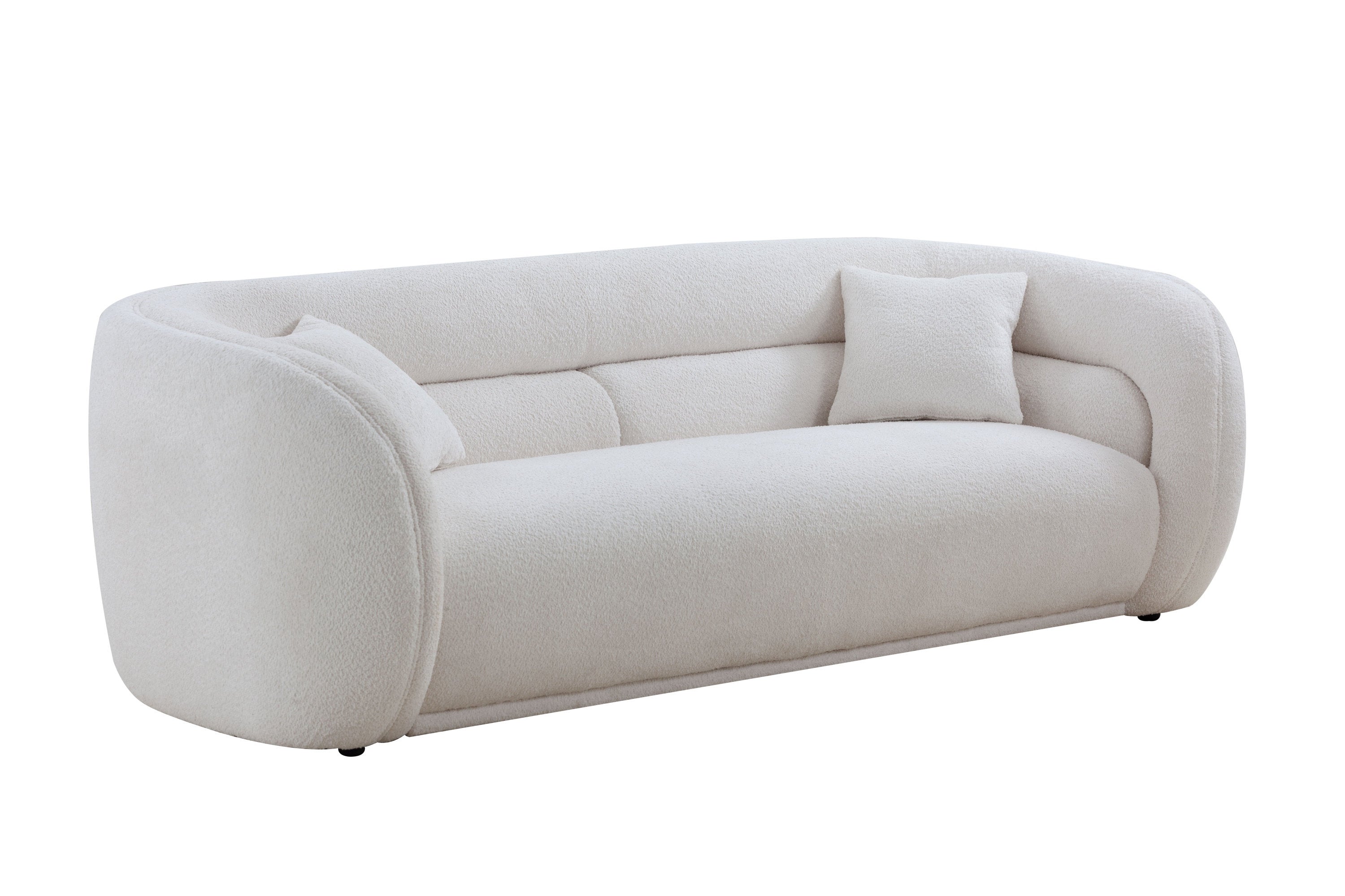  Living Room Lounge Couches Boucle Sofa Sleeper