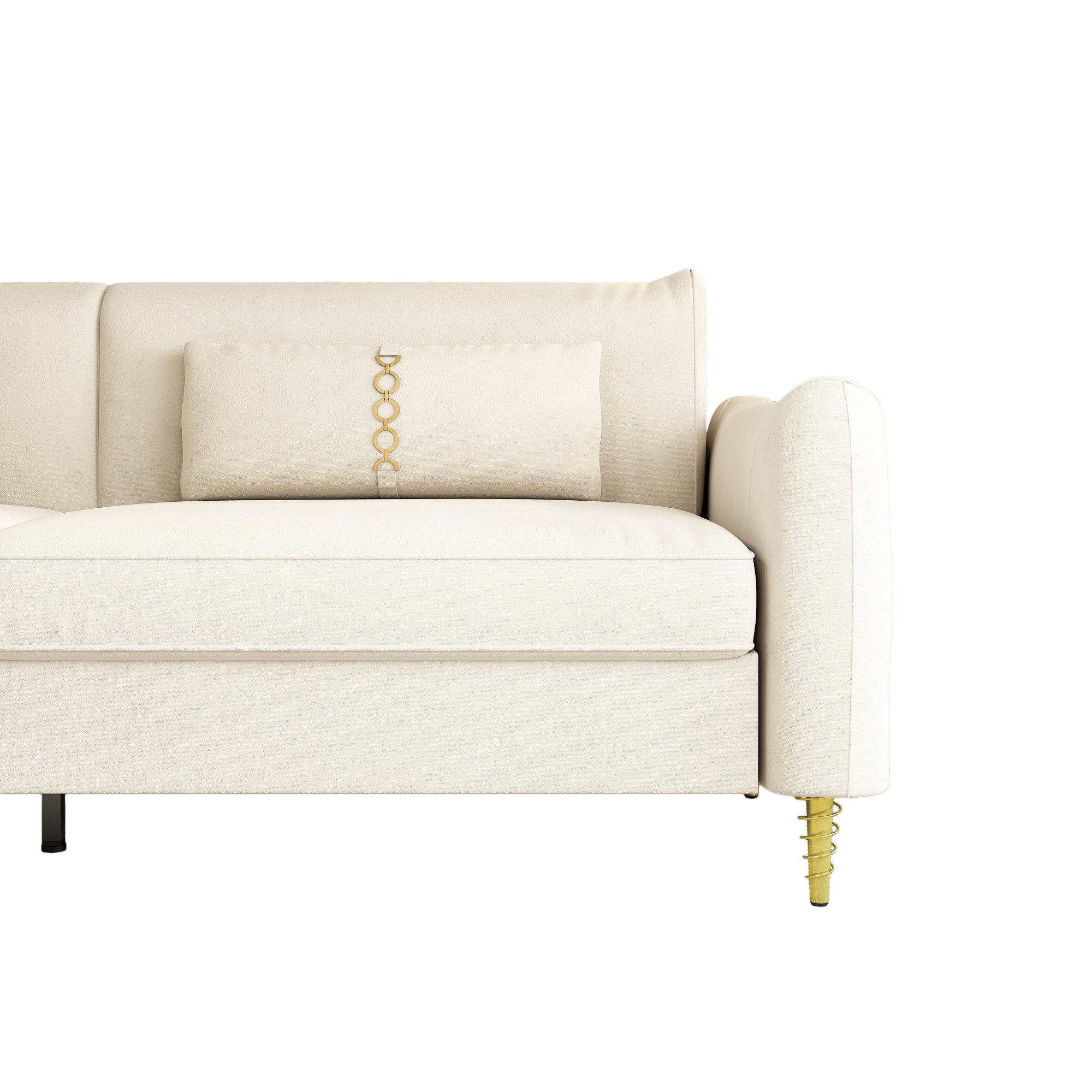 Velvet Upholstered Sofa