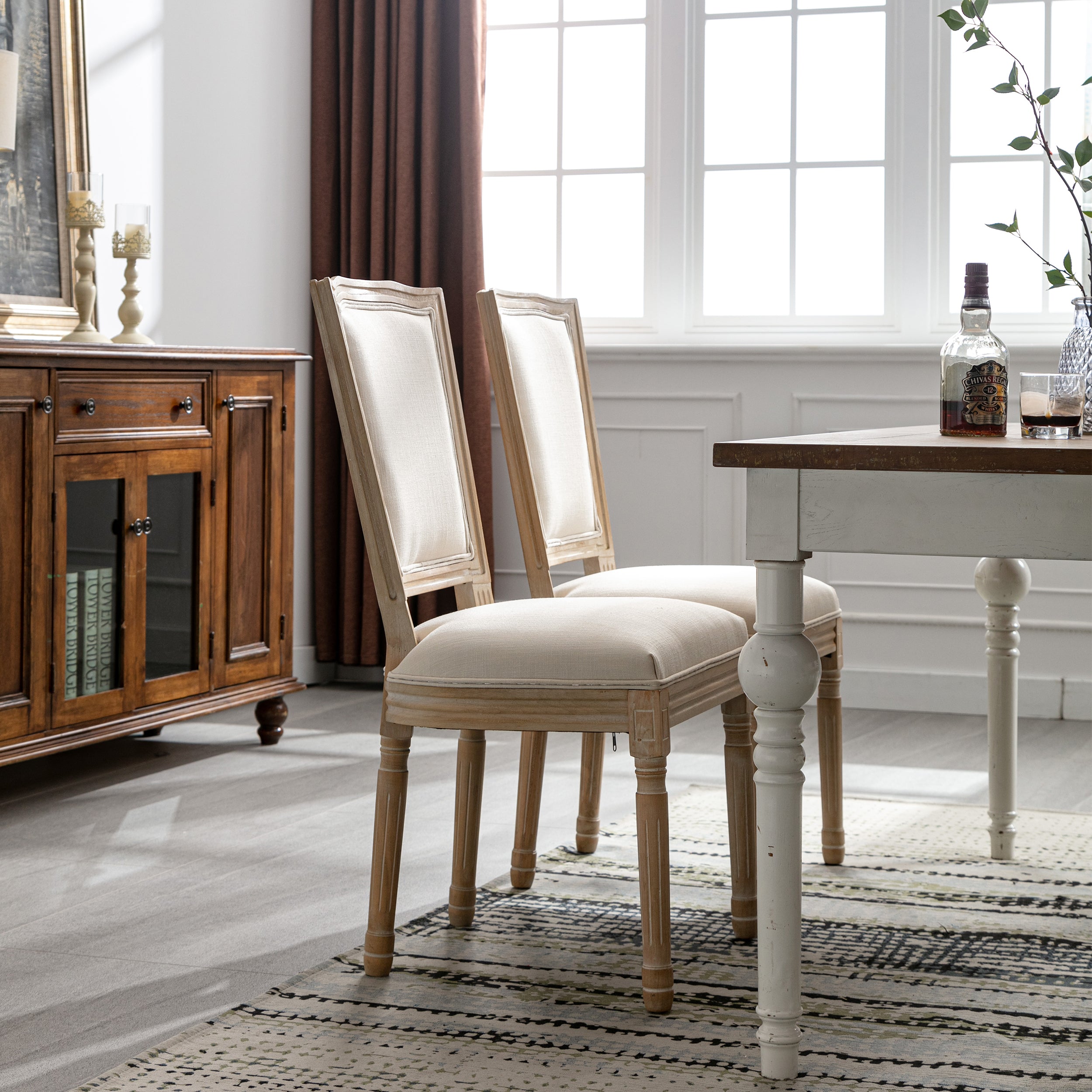 French Cream Linen Set
