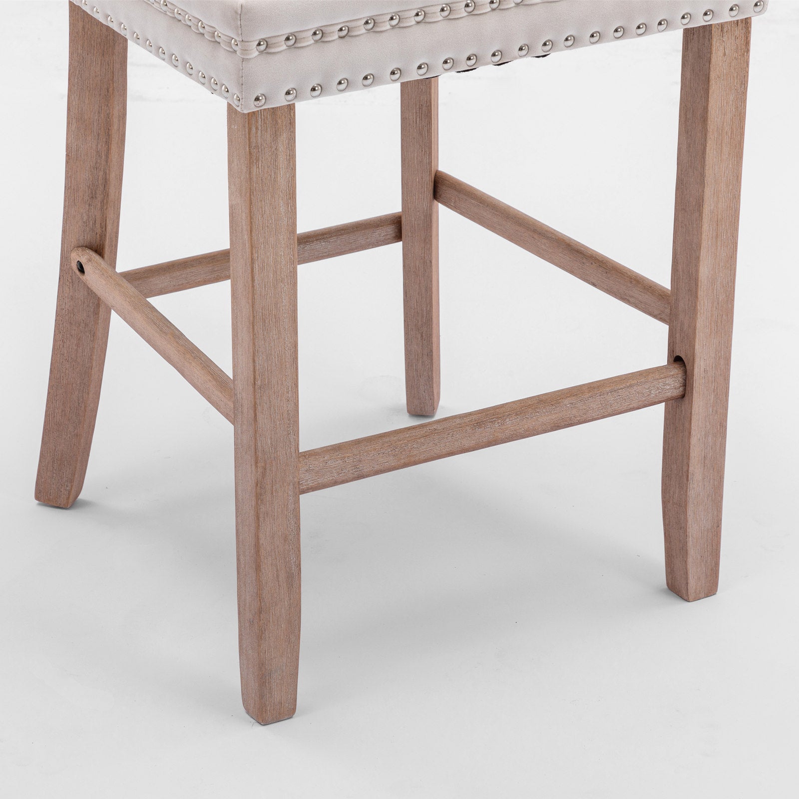 Button Tufted Stools