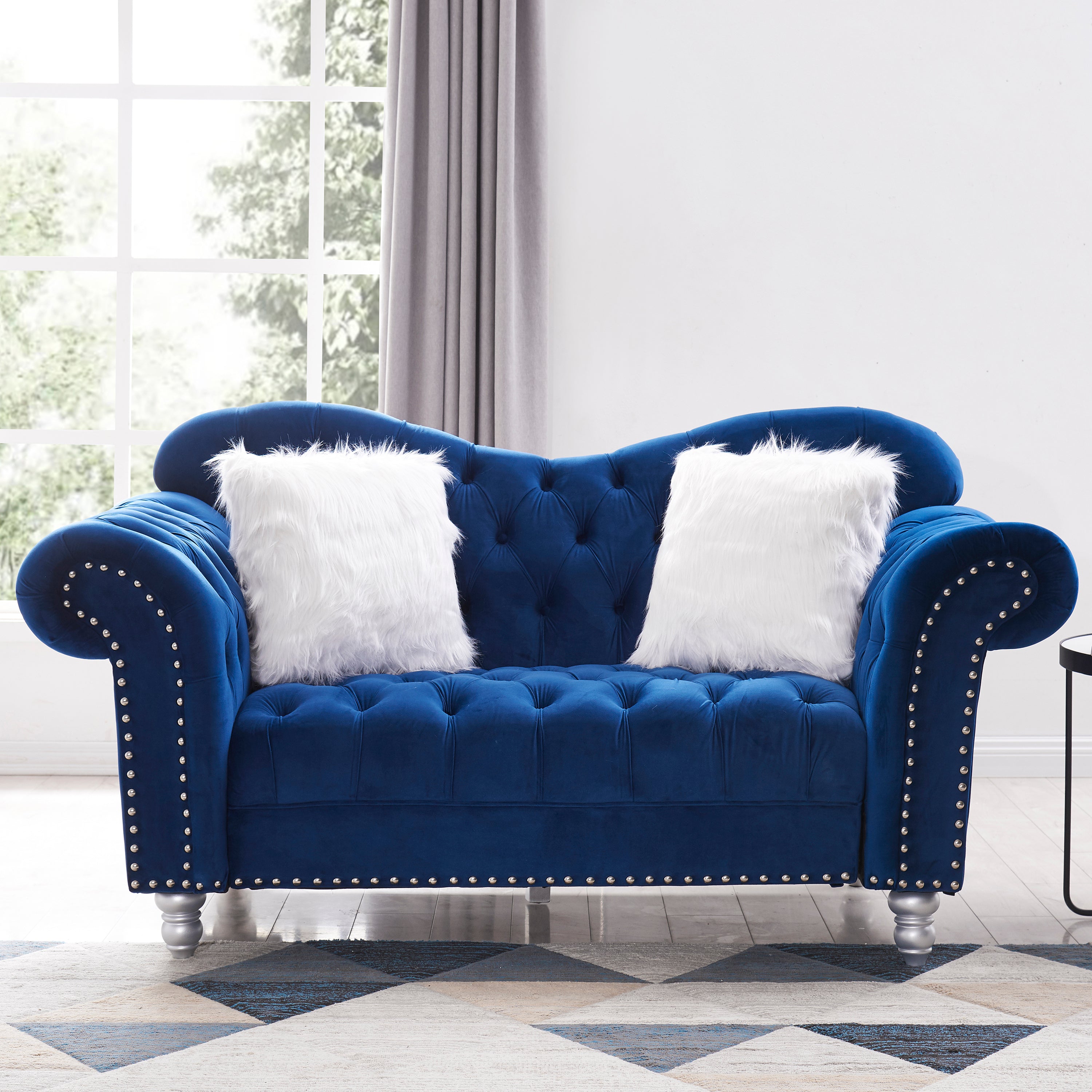 MAICOSY 1/2/3 Seater Sofa set Living Room Velvet Upholstered Loveseat Furniture