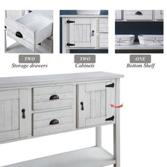 Console Table with Cabinets