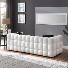 Marshmallow Sofa Boucle 3 seater - White