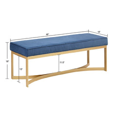 Secor Accent Bench - Blue