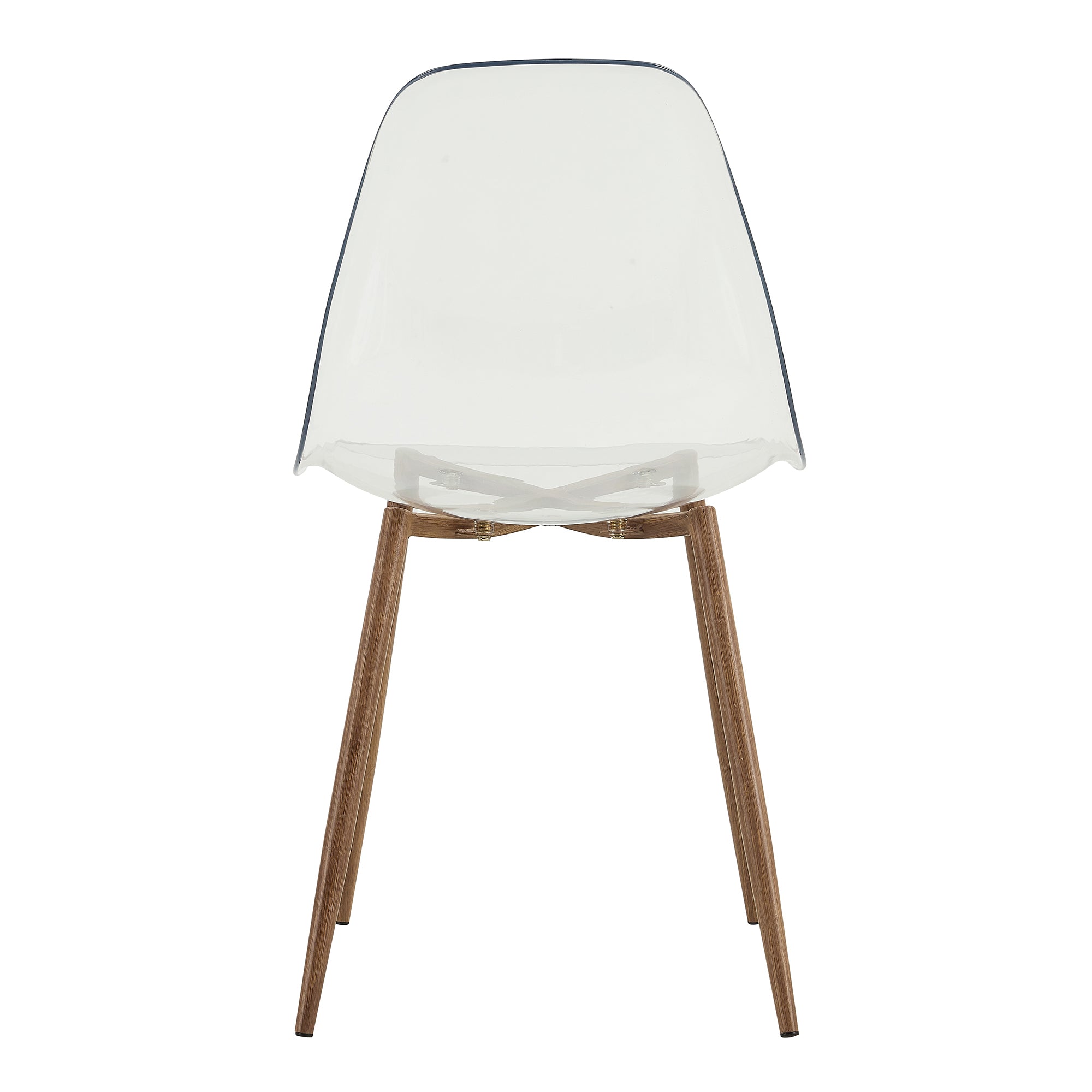 Modern Simple Transparent Dining Chair (Set of 4) - Transparent