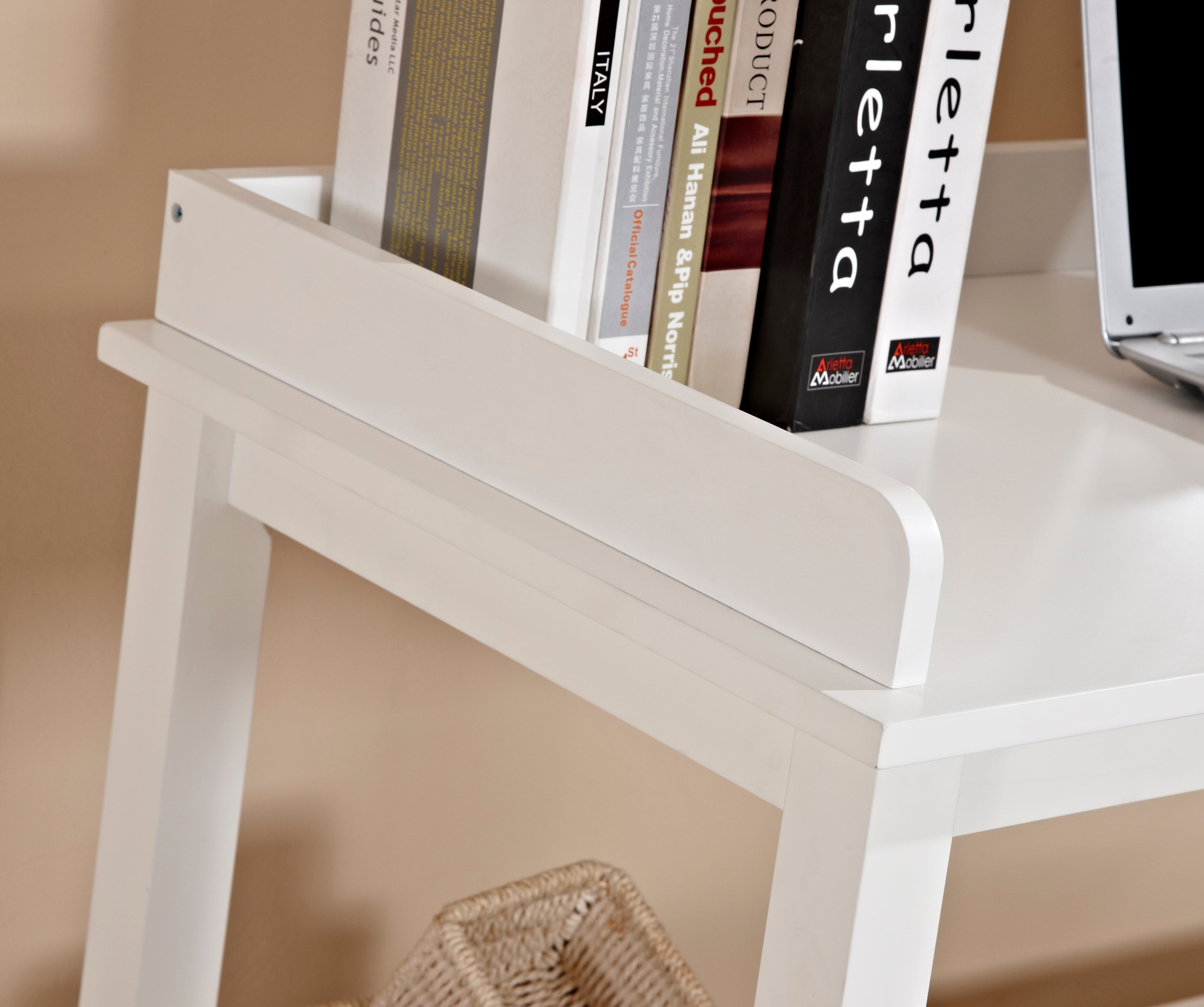 French Style 46’’ Home Office Desk with 2 Drawers - White