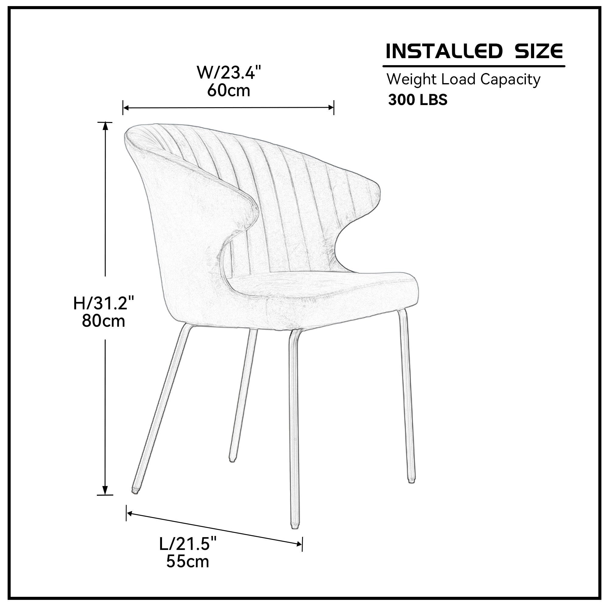 Metal Leg Chairs