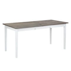 63-78.8inch Extendable Dining Table - Grey