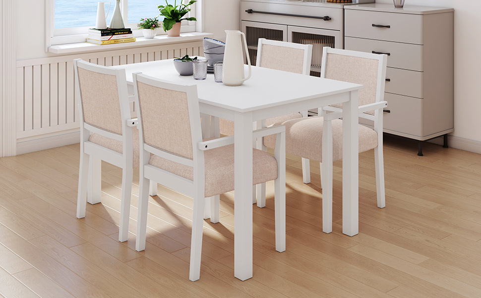 Beige Dining Set