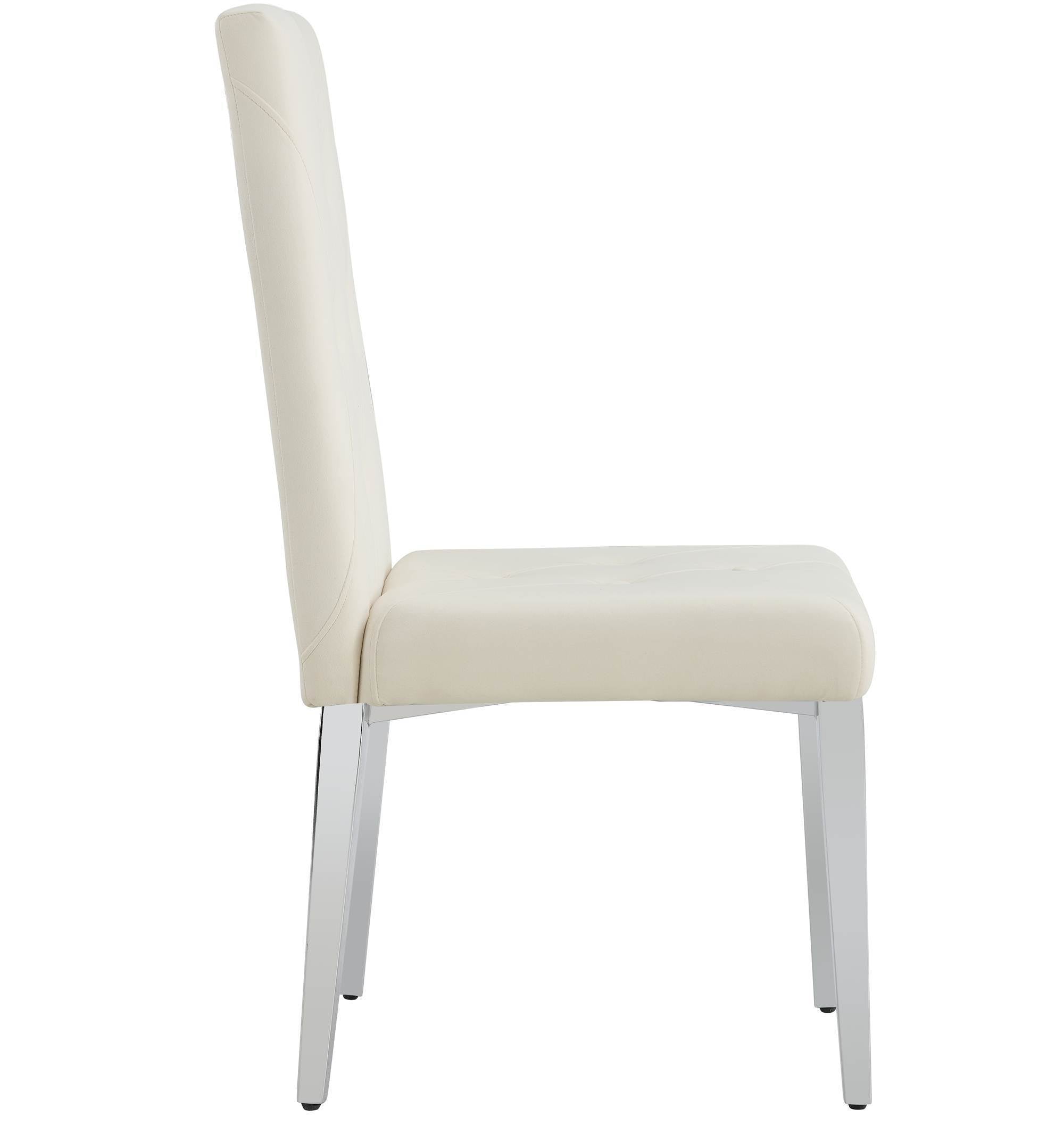 Modern Style Kitchen Upholstered High backrest Dining Chairs (Set of 2) - Beige