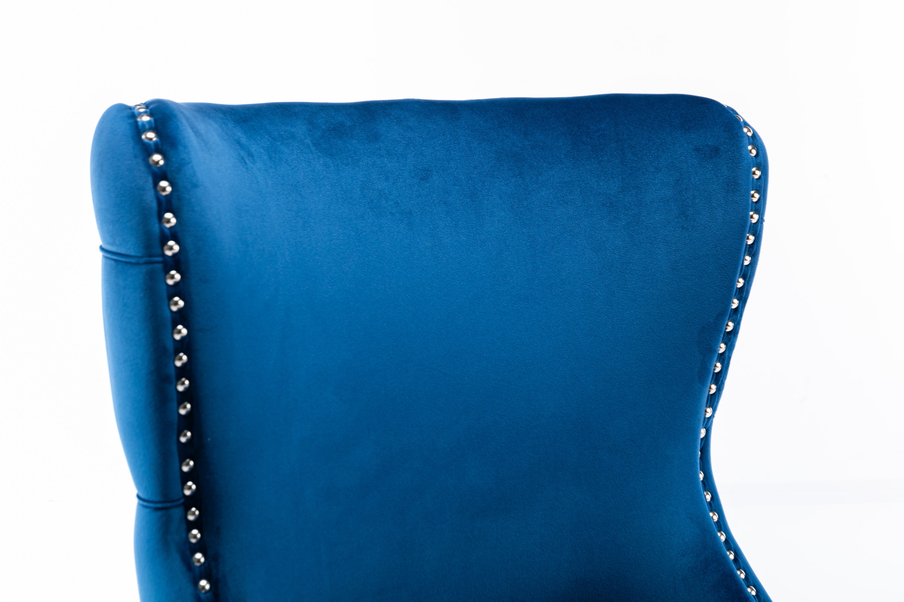 Blue Wing-back Chair