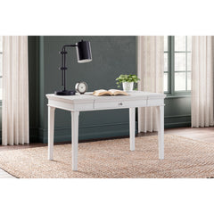 French Style 48" Traditional Home Office Desk - White washed