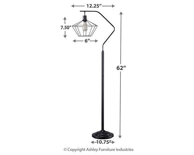 Black Contemporary Floor Lamp
